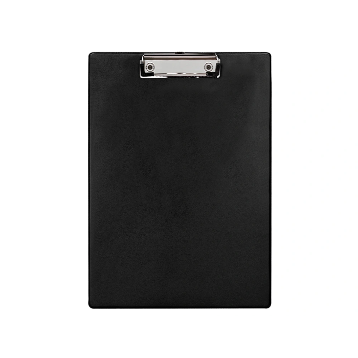 Q-connect Portanotas Plástico 50% Reciclado Din A4 Negro Grosor 2,1 mm Dimensiones 23x33,5 cm 1