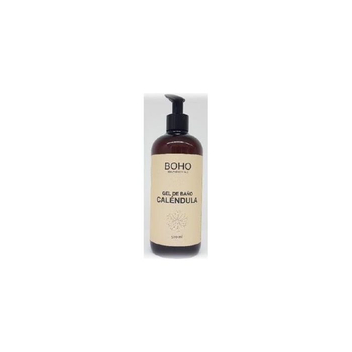 BOHO Gel de Baño Caléndula 500ml Bio Suave e Hidratante con Glicerina para Piel Sensible y Calmante
