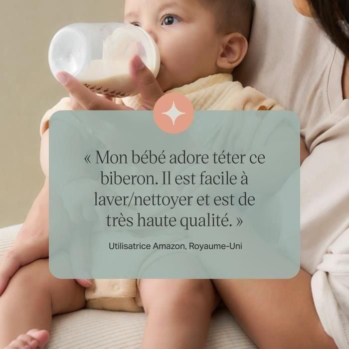 Tommee Tippee - Biberones Closer to Nature - Pezón que imita el pecho materno con válvula anticólicos - Rosa 5 Tommee Tippee - Biberones Closer to Nature - Pezón que imita el pecho materno con válvula anticólicos - Rosa 5