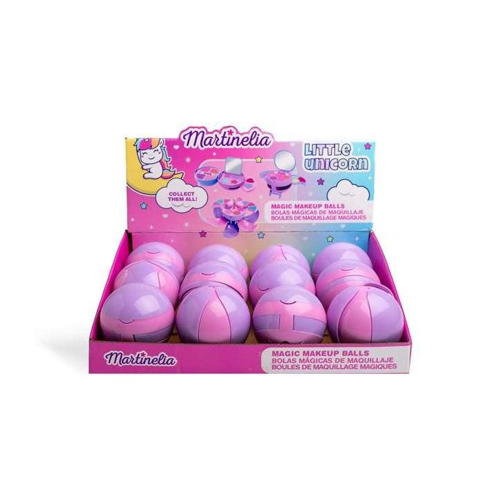 Maquillaje martinelia little unicorn magic balls. contiene 6 sombras de ojos, 4 brillos de labios y aplicador 3 Maquillaje martinelia little unicorn magic balls. contiene 6 sombras de ojos, 4 brillos de labios y aplicador 3