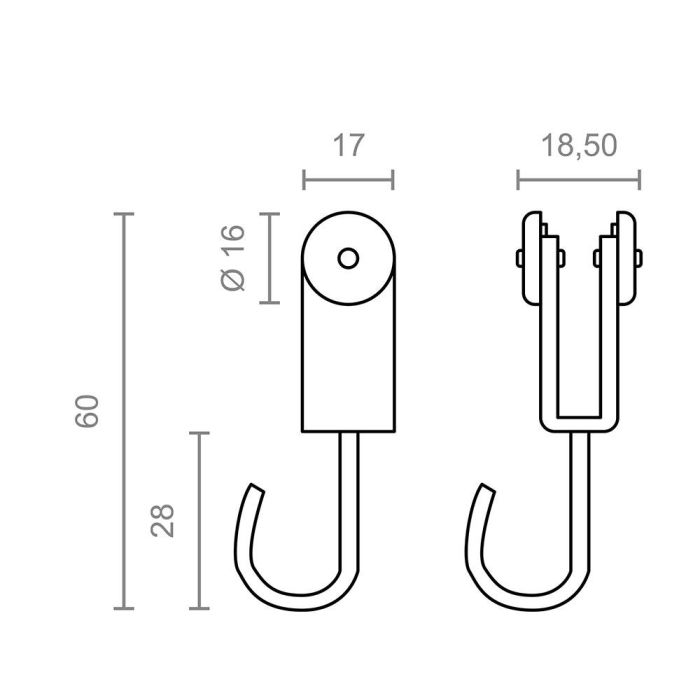 Blister de 2 poleas perfil pergola exterior tld17 92576 micel 2