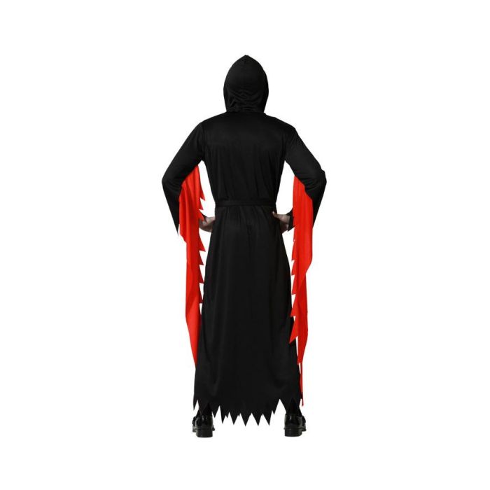 Disfraz Asesino Tenebroso Halloween Hombre Adulto con Máscara Blanca, Túnica Negra Polyester y Lazo - Talla M-L para Escape Rooms y Fiestas 2 Disfraz Asesino Tenebroso Halloween Hombre Adulto con Máscara Blanca, Túnica Negra Polyester y Lazo - Talla M-L para Escape Rooms y Fiestas 2