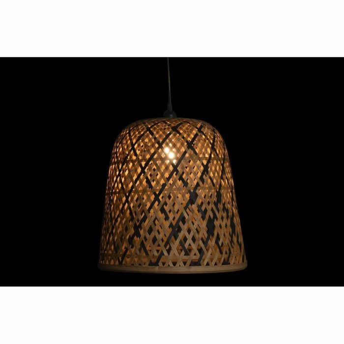 Lampara Techo Tropical DKD Home Decor Marron Negro 41 x 39 x 41 cm 1 Lampara Techo Tropical DKD Home Decor Marron Negro 41 x 39 x 41 cm 1