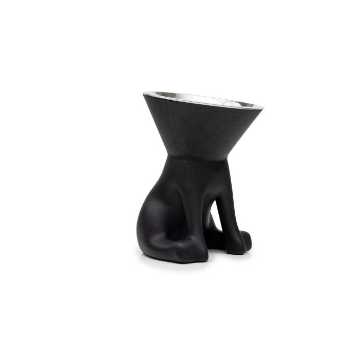 Comedero para Perro United Pets Up Elisabeth Negro Acero Inoxidable Polietileno 1 L 3 Comedero para Perro United Pets Up Elisabeth Negro Acero Inoxidable Polietileno 1 L 3
