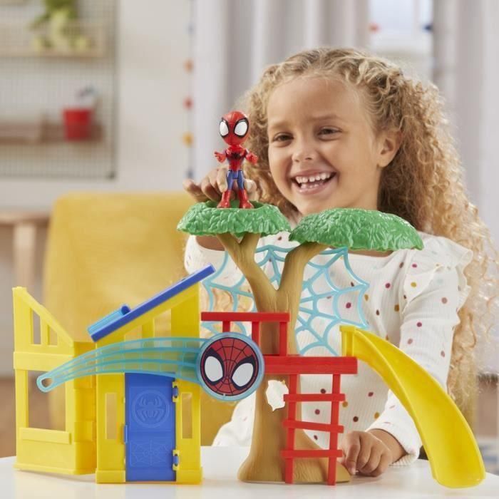 Caja zona de juegos Spidey con figura de Spidey de 10 cm, para niños de 3 años, Marvel Spidey y sus Amigos Extraordinarios 2 Caja zona de juegos Spidey con figura de Spidey de 10 cm, para niños de 3 años, Marvel Spidey y sus Amigos Extraordinarios 2