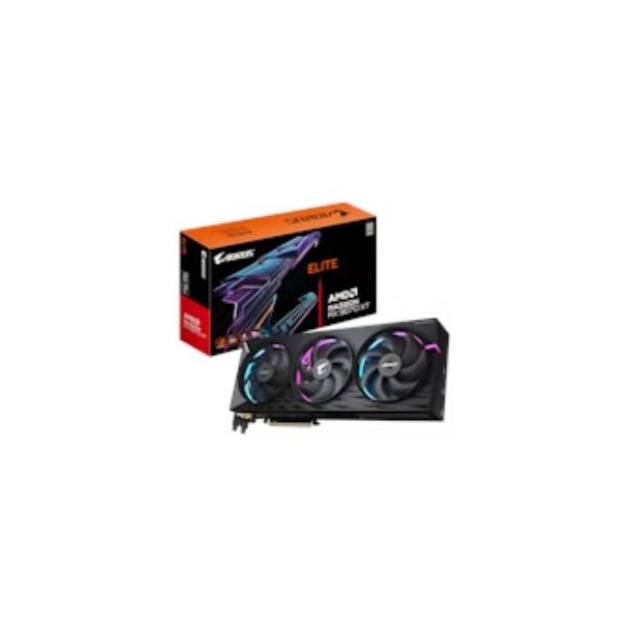 Gigabyte Aorus Radeon RX 9070 XT Elite 16GB GDDR6 256-bit 2xHDMI 2xDisplayPort Windforce 3 Ventiladores 9VR907XTAE-00-G10