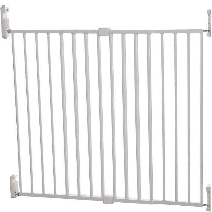 DREAMBABY Barrera de seguridad Extra grande BROADWAY Gro Gate - Para atornillar - L 76/134,5 x H 76 cm - Blanco DREAMBABY Barrera de seguridad Extra grande BROADWAY Gro Gate - Para atornillar - L 76/134,5 x H 76 cm - Blanco