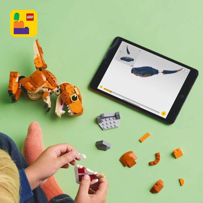 LEGO 76967 Little Eatie T. Rex Jurassic World: Teoría del Dinocaos. Modelo de Dinosaurio Articulado para Construir, Jugar y Exponer con Mandíbula Móvil. Edad +7 6 LEGO 76967 Little Eatie T. Rex Jurassic World: Teoría del Dinocaos. Modelo de Dinosaurio Articulado para Construir, Jugar y Exponer con Mandíbula Móvil. Edad +7 6