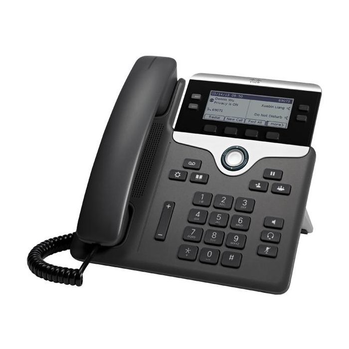 Cisco Teléfono IP 7841 con Pantalla Retroiluminada para Comunicación Empresarial Profesional