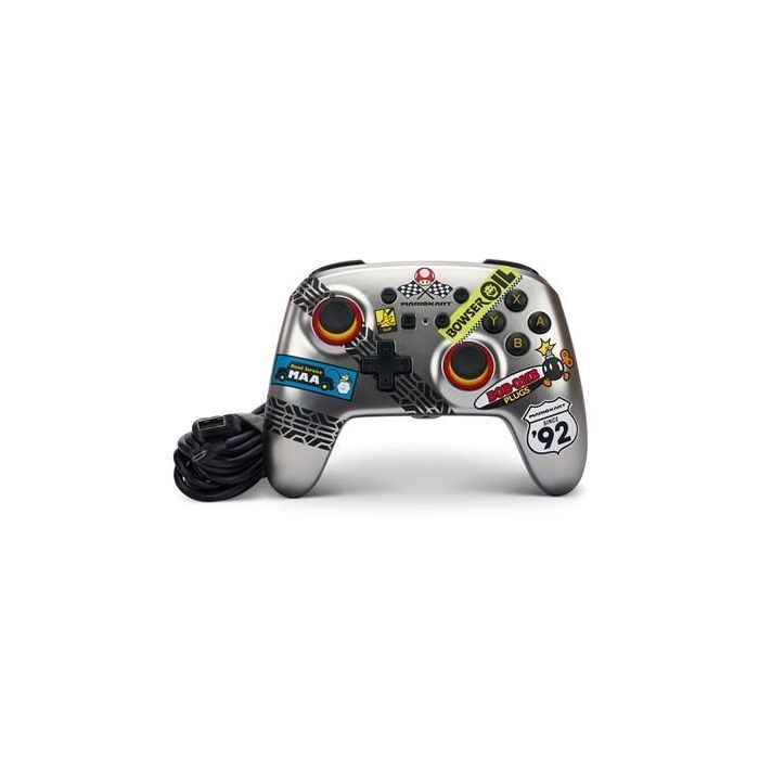 Power A NSGP0145-01 Mando con Cable Mejorado para Nintendo Switch - Diseño Mario Kart, Botones Asignables, Auriculares 1 Power A NSGP0145-01 Mando con Cable Mejorado para Nintendo Switch - Diseño Mario Kart, Botones Asignables, Auriculares 1
