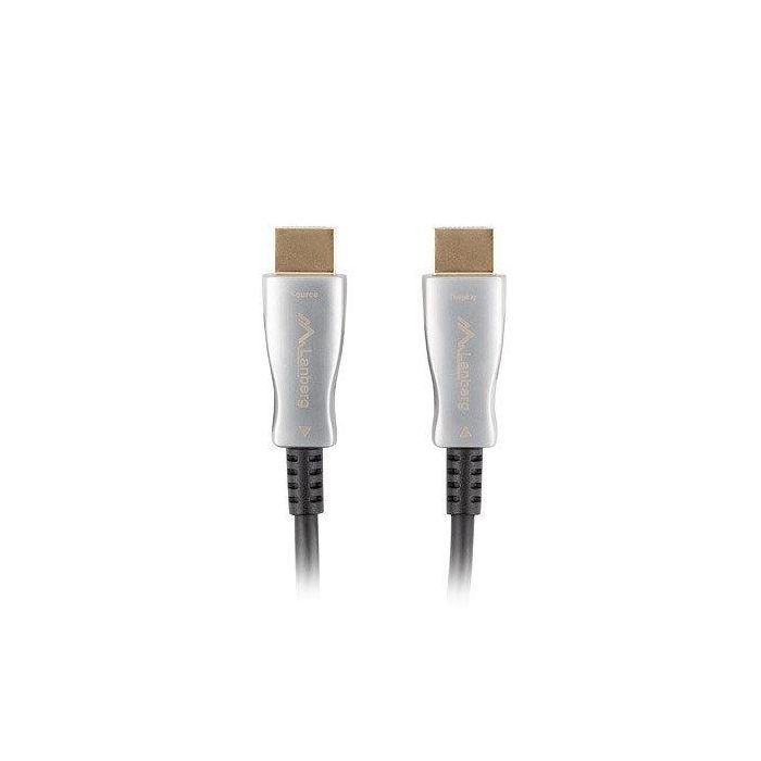 Lanberg CA-HDMI-20FB-0800-BK Cable HDMI Macho/Macho V2.0 de 80m, 4K HDR 18Gbps con Conectores Dorados, Negro 0 Lanberg CA-HDMI-20FB-0800-BK Cable HDMI Macho/Macho V2.0 de 80m, 4K HDR 18Gbps con Conectores Dorados, Negro 0