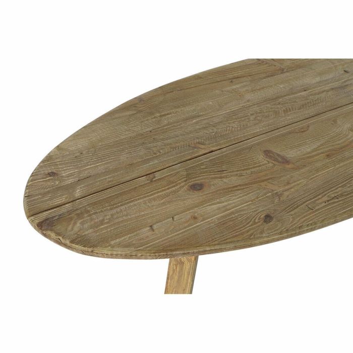 Mesa de Centro DKD Home Decor Natural Marrón Madera Madera Reciclada 139 x 59 x 35 cm 140 x 60 x 35 cm 3