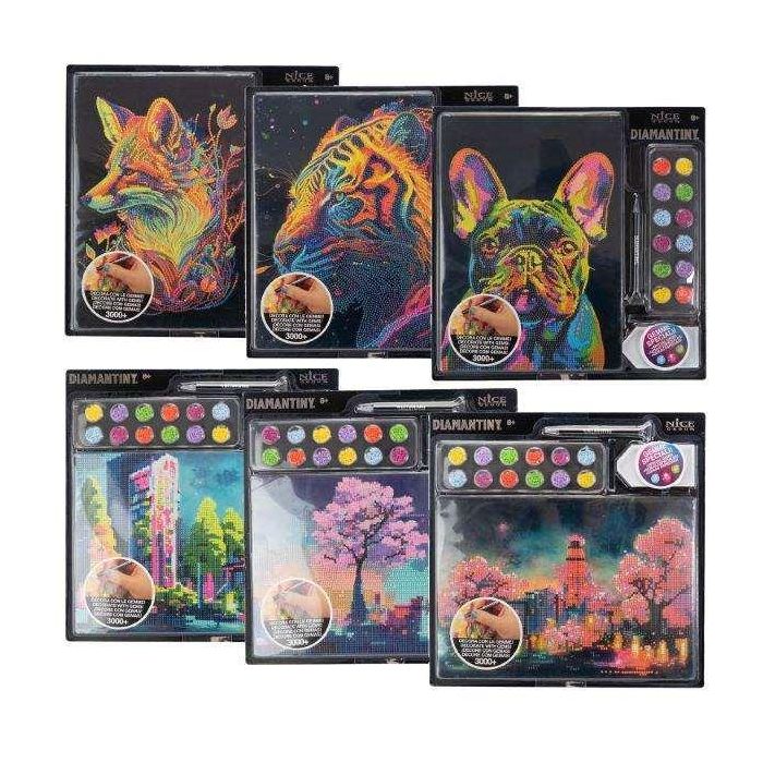 Diario crystal art diamantiny surtido 2024. realiza mosaicos con gemas de colores en 3D 32x32x 2,4 cm - modelos surtidos Diario crystal art diamantiny surtido 2024. realiza mosaicos con gemas de colores en 3D 32x32x 2,4 cm - modelos surtidos