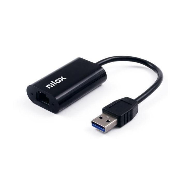 Nilox Cable Adaptador Usb A A Rj45 M-H Negro Nilox Cable Adaptador Usb A A Rj45 M-H Negro