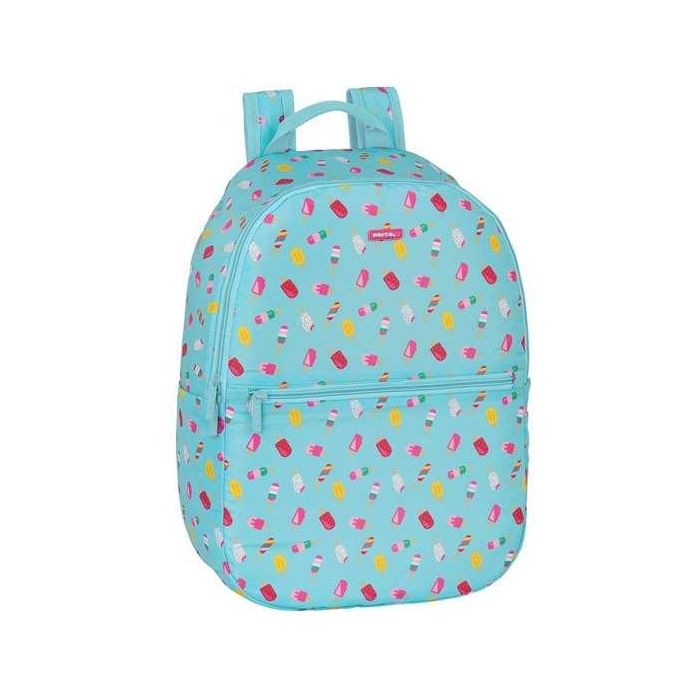 Mochila Escolar Safta Turquesa 6 Mochila Escolar Safta Turquesa 6