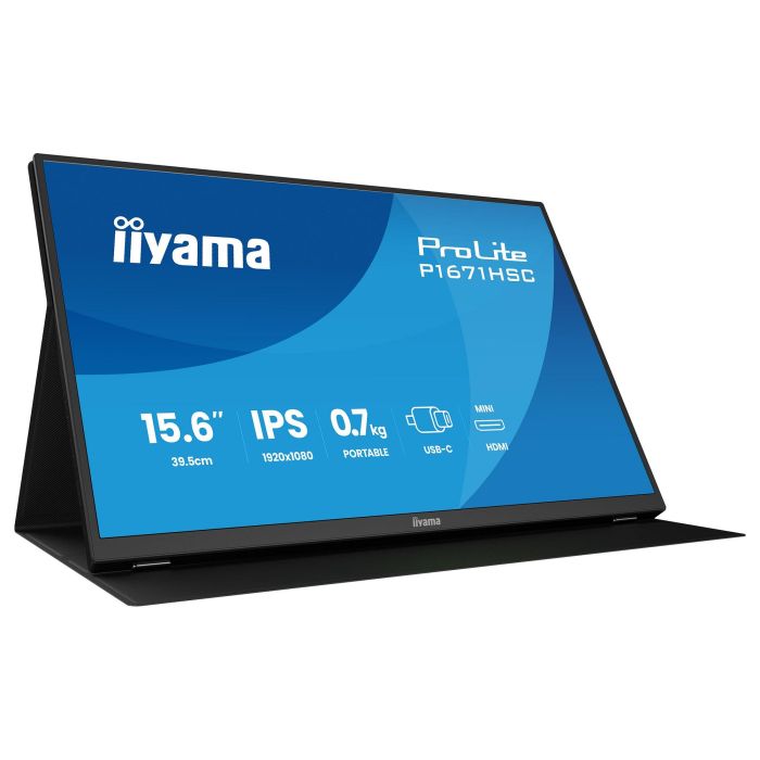 iiyama P1671HSC-B1 Monitor 15.6" Full HD IPS 1920x1080, 3ms, HDMI, 2x USB-C 4 iiyama P1671HSC-B1 Monitor 15.6" Full HD IPS 1920x1080, 3ms, HDMI, 2x USB-C 4