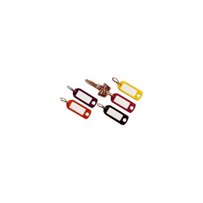 DURABLE Llavero Key Clip, 6 Unidades Surtidas en Colores, 25 x 65 mm