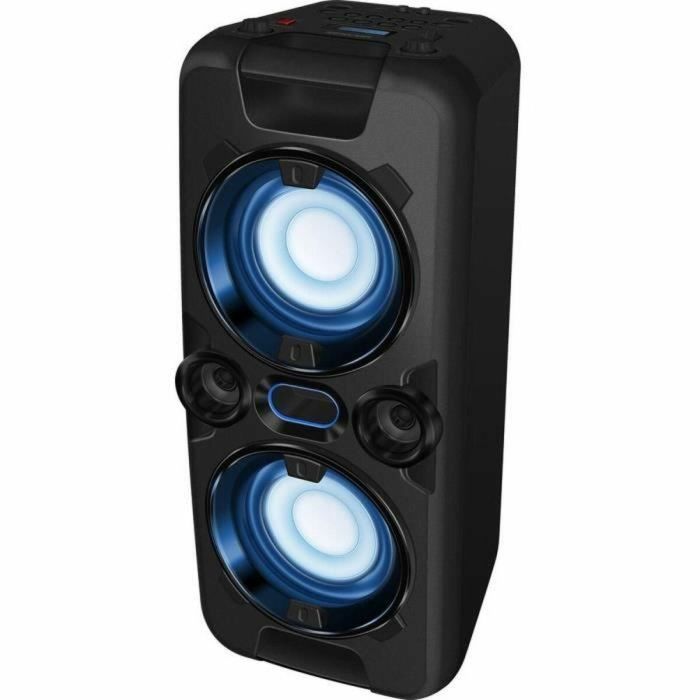 Altavoz de audio inalámbrico - SENCOR - SSS 3800 - 60 W - 30 radios FM - Bluetooth - Luces LED intermitentes - Negro 4 Altavoz de audio inalámbrico - SENCOR - SSS 3800 - 60 W - 30 radios FM - Bluetooth - Luces LED intermitentes - Negro 4