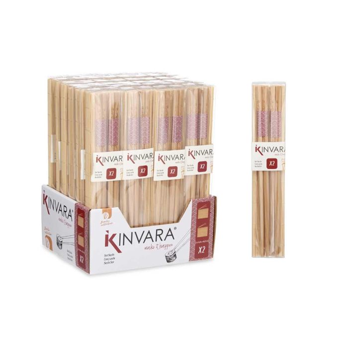 Set Sushi 4 Palillos Y 2 Esterillas Bamb Kinvara 4X24CM (48 Unidades) 2 Set Sushi 4 Palillos Y 2 Esterillas Bamb Kinvara 4X24CM (48 Unidades) 2