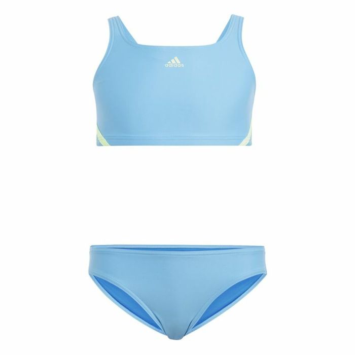 Bikini-Braga Para Niñas Adidas 3 Bandas Azul