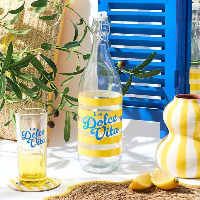 Botella Vidrio 1 L Dolce Vita Home Deco Factory 6