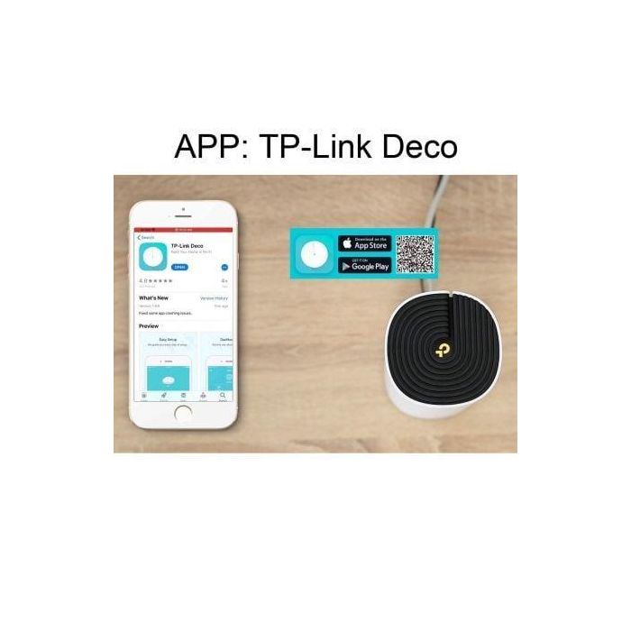 TP-Link Deco E4 Sistema WiFi Mesh AC1200 Doble Banda, Pack 3 unidades con Cobertura de 370m² y Roaming Continuo 3
