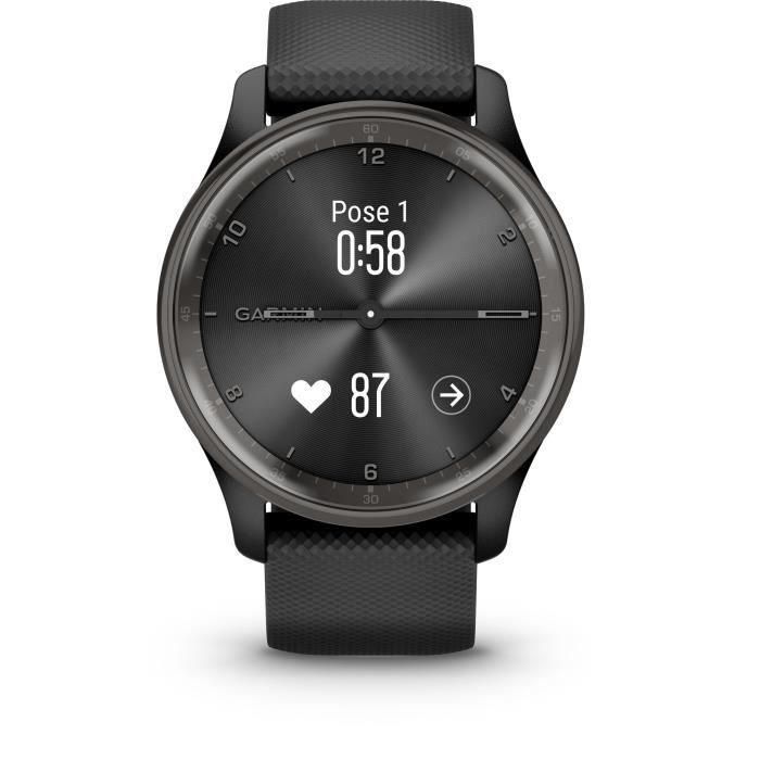 Garmin GAR0753759309428 Reloj Conectado Vivomove de Tendencia con Correa de Silicona Black WW 2