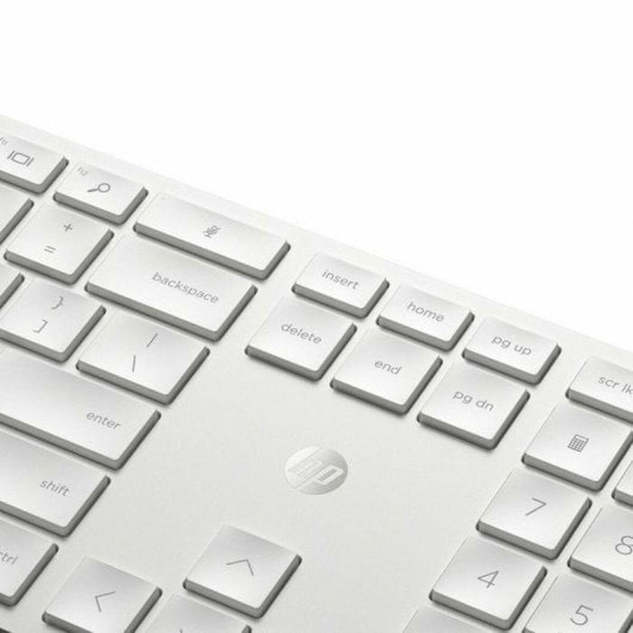 Teclado y Ratón Inalámbrico HP 650 Blanco Qwerty Español 1 Teclado y Ratón Inalámbrico HP 650 Blanco Qwerty Español 1