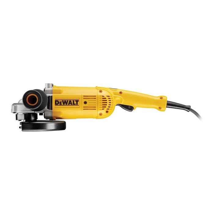 Dewalt Amoladora 230mm 2200W 6500rpm - Arranque suave, empuñadura lateral de dos posiciones, botón bloqueo eje 1 Dewalt Amoladora 230mm 2200W 6500rpm - Arranque suave, empuñadura lateral de dos posiciones, botón bloqueo eje 1
