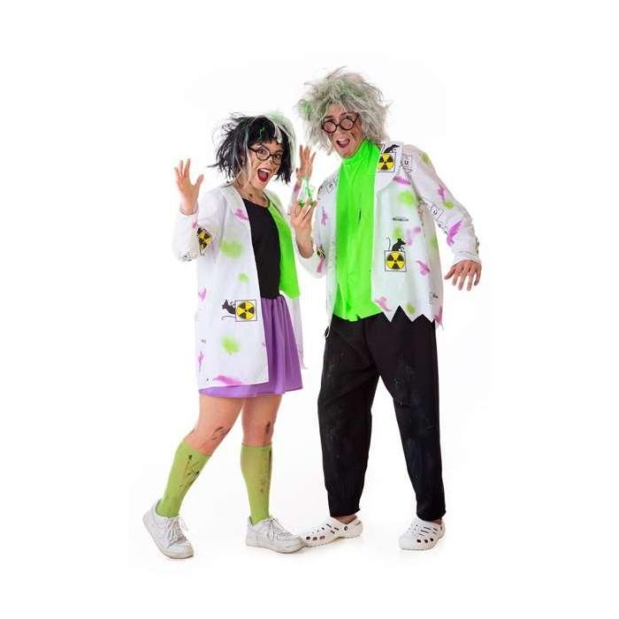 Creaciones Llopis Disfraz Adulto Científico Loco T-M/L L - Pantalón, Chaqueta y Chaleco 2