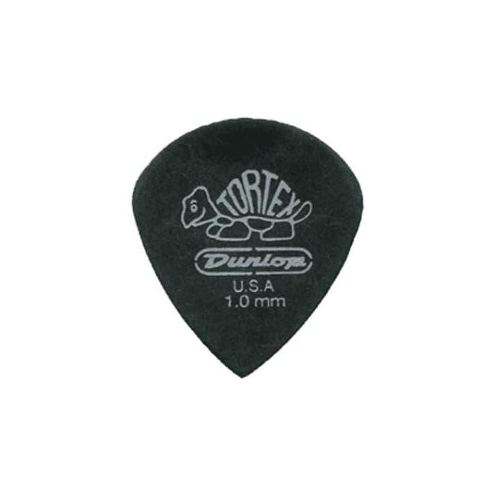 Dunlop Pack 12 Unidades Tortex / Jazz Pitch Black Púas de Guitarra - 1,00Mm