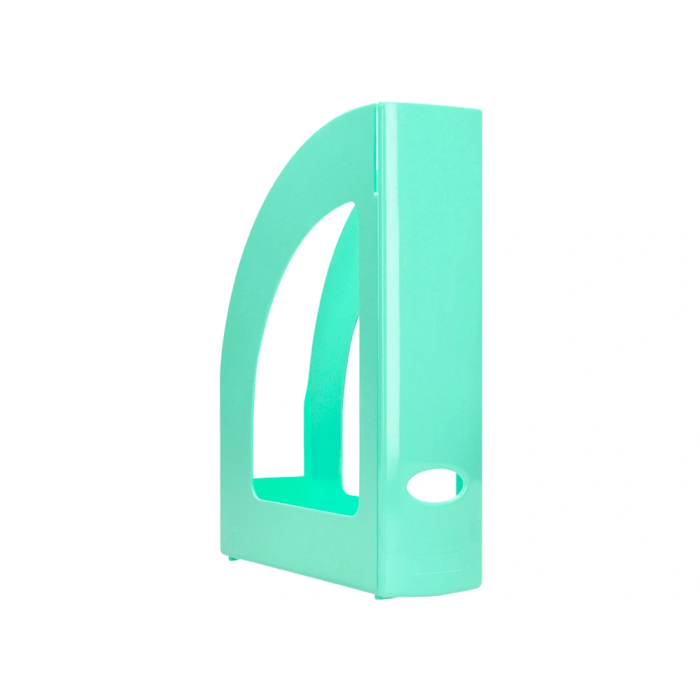 Q-connect Revistero Plástico Verde Menta 320x250x80 mm 3