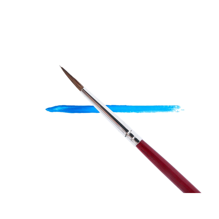 Liderpapel Pinceles Acuarela Nº2 Pelo Engomado Virola Cromada 4