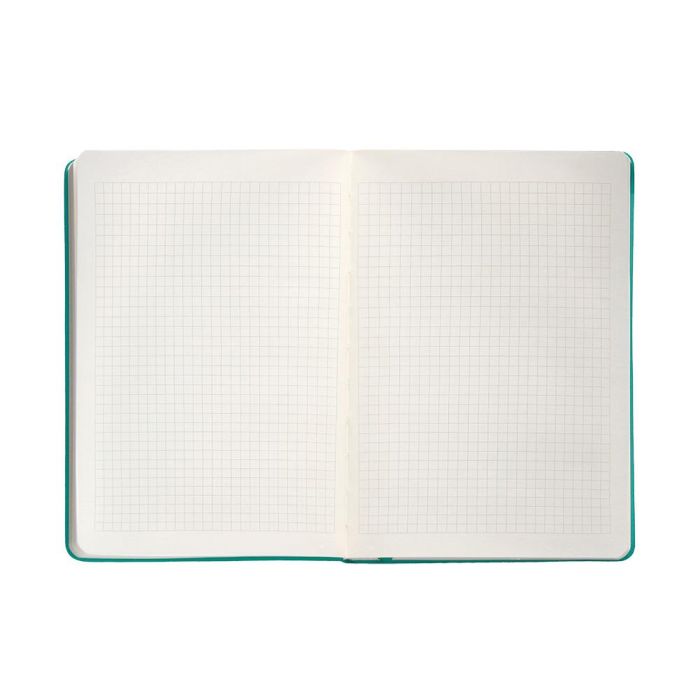 Cuaderno Con Gomilla Antartik Notes Tapa Dura A4 Hojas Cuadricula Turquesa 100 Hojas 80 gr Fsc 7