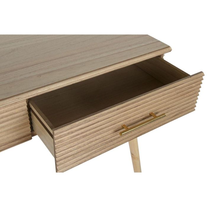 Consola Scandi DKD Home Decor Marron Claro Dorado 40 x 76 x 100 cm 4 Consola Scandi DKD Home Decor Marron Claro Dorado 40 x 76 x 100 cm 4