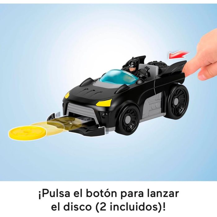 Fisher-Price Figura Batman Dc Metal Force C/Coche Jfj68 Imaginext 5