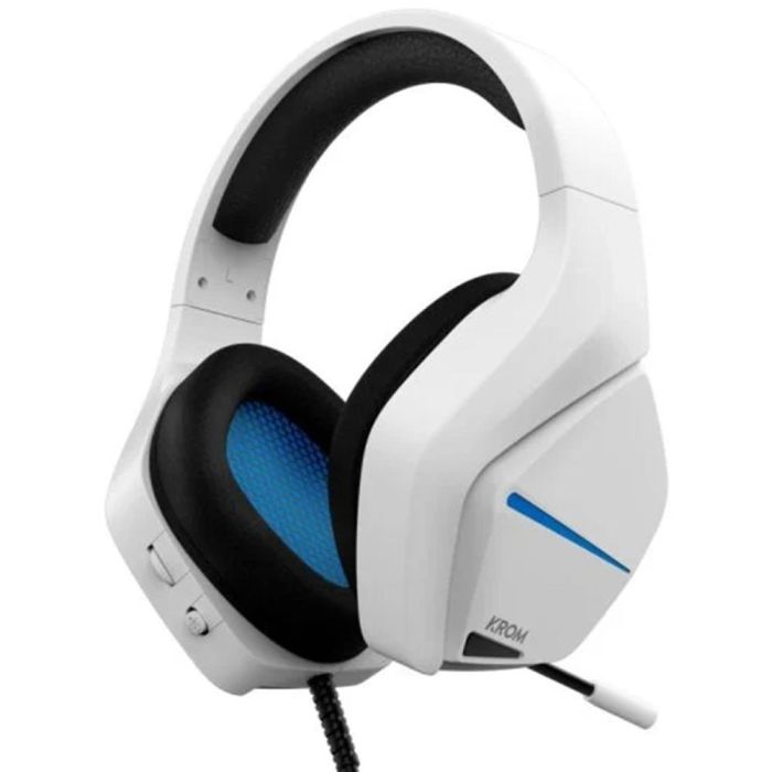 Auriculares Gaming con Micrófono Krom Kopa Move/ Jack 3.5/ Blancos 1 Auriculares Gaming con Micrófono Krom Kopa Move/ Jack 3.5/ Blancos 1