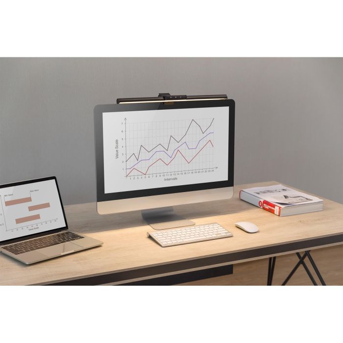 LED Monitor-Leuchte mit Klemmbefestigung DIGITUS 5W 250lm Klemme Schwarz 1 LED Monitor-Leuchte mit Klemmbefestigung DIGITUS 5W 250lm Klemme Schwarz 1