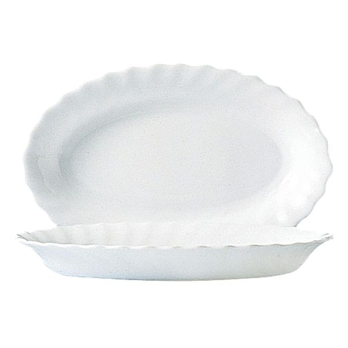 Fuente de Cocina Luminarc Trianon Blanco Vidrio (Ø 35 cm) (6 Unidades) 1