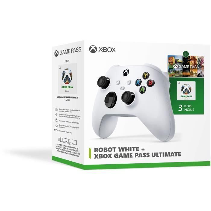 Paquete Xbox Anywhere - Microsoft Xbox - Controlador Robot Blanco + GPU 3M