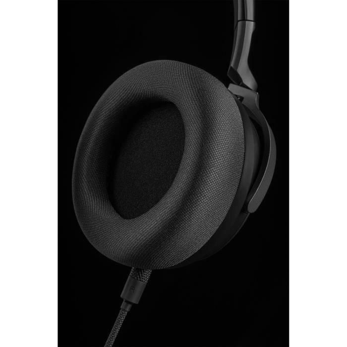 Auriculares abiertos con cable para juegos y streaming - CORSAIR - VIRTUOSO PRO - Carbono 1 Auriculares abiertos con cable para juegos y streaming - CORSAIR - VIRTUOSO PRO - Carbono 1