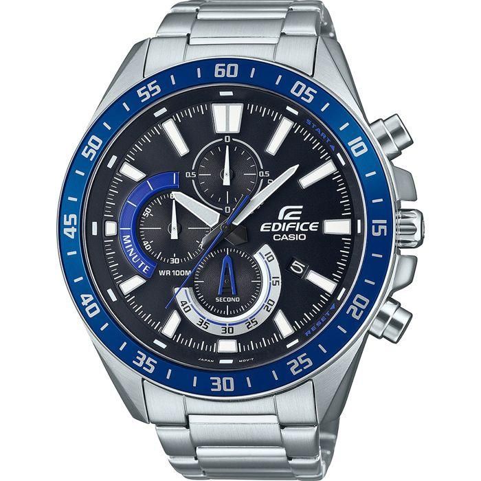 Casio Edifice Reloj de acero inoxidable gris