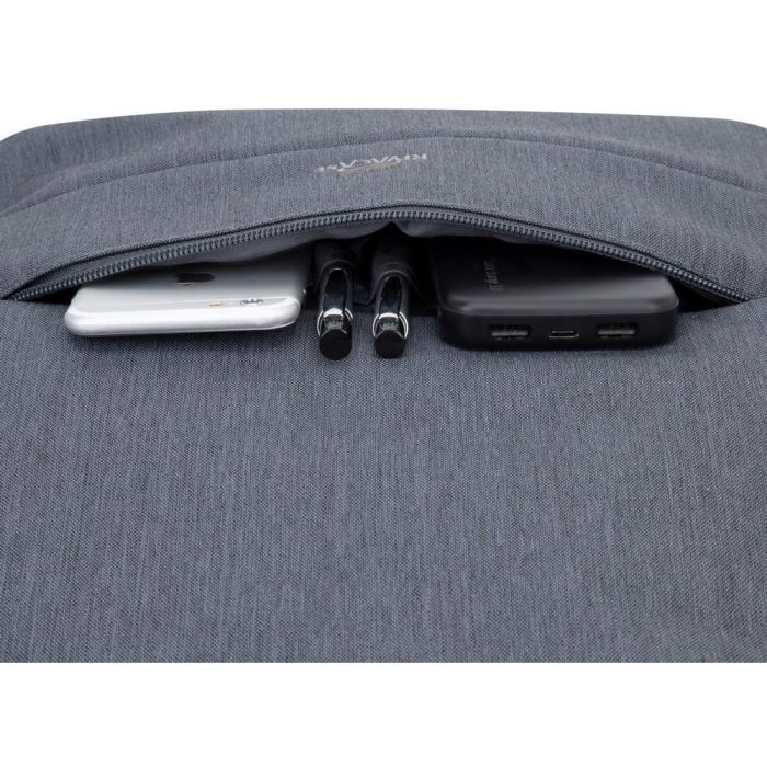 Rivacase 7567 Mochila Portátil 17.3 Pulgadas Prater - Protección Antirrobo, Carga USB, Gris Oscuro 13 Rivacase 7567 Mochila Portátil 17.3 Pulgadas Prater - Protección Antirrobo, Carga USB, Gris Oscuro 13