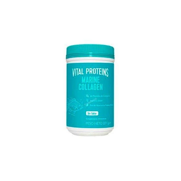 Vital Proteins Marine Collagen Péptidos Sin Sabor 221g - Suplemento de Colágeno con Aminoácidos Esenciales para Fuerza, Estructura y Bienestar