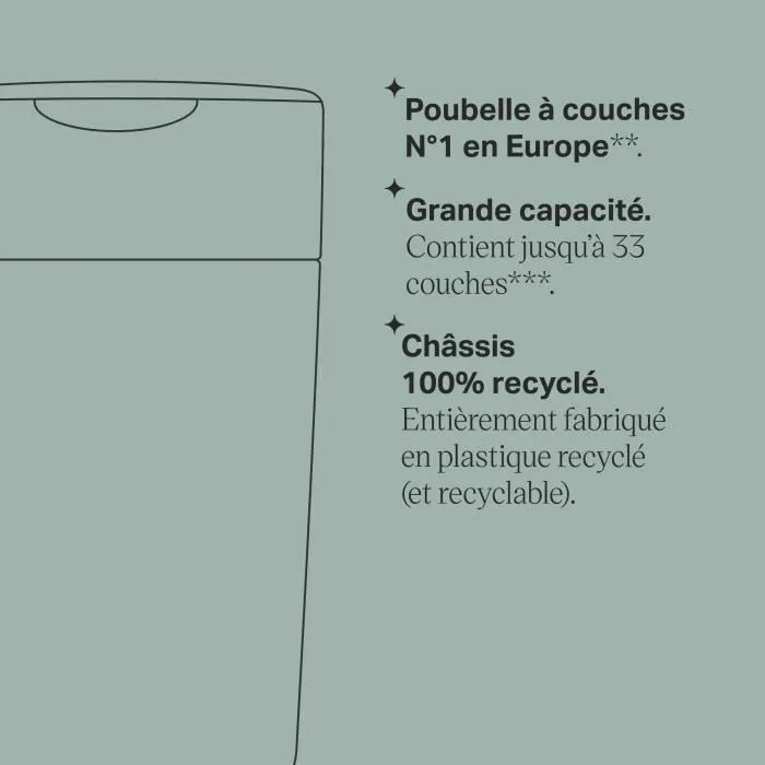 Tommee Tippee Twist & Click Contenedor de Pañales - Rosa 4