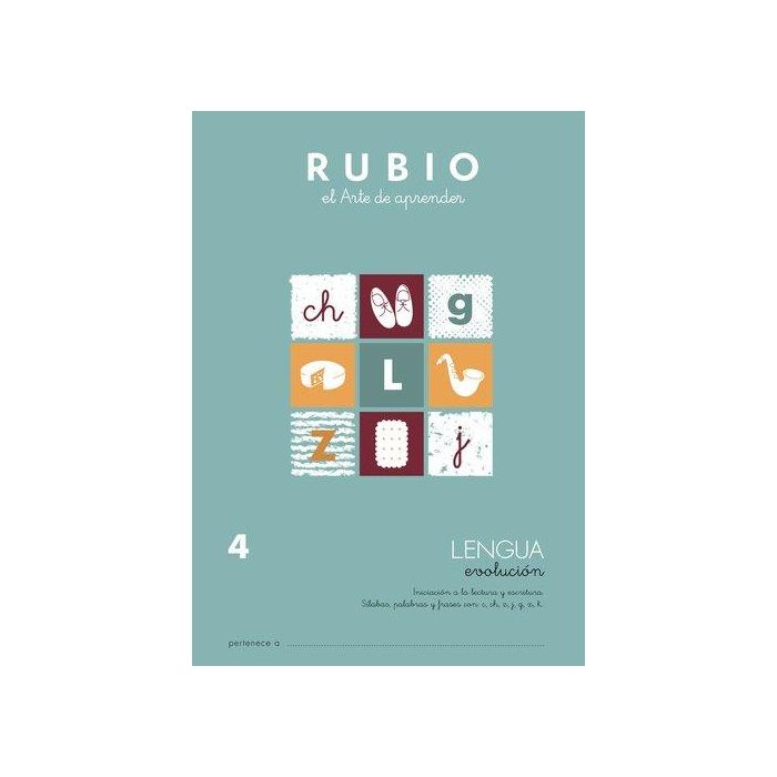 Cuaderno Rubio A4 Lengua Evolucion Nº 4 (5-6 Años) (Set de 10)