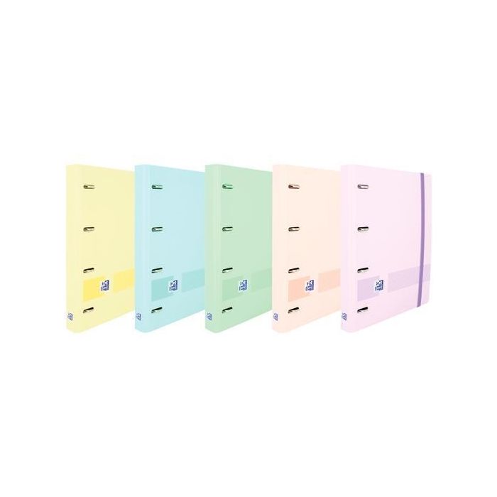 Oxford Carpeta Anillas Ebinder 4x25 mm Live&Go Polyfoam C-Recambio A5+ Dots Pastel Oxford Carpeta Anillas Ebinder 4x25 mm Live&Go Polyfoam C-Recambio A5+ Dots Pastel