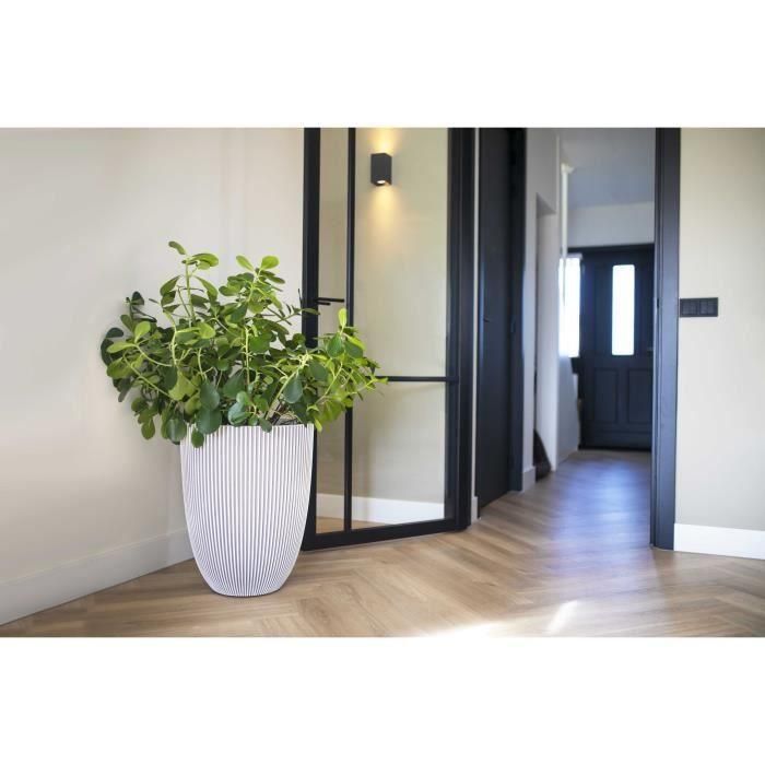 Capi Florero elegante Groove 34x46 cm marfil 445498 1 Capi Florero elegante Groove 34x46 cm marfil 445498 1
