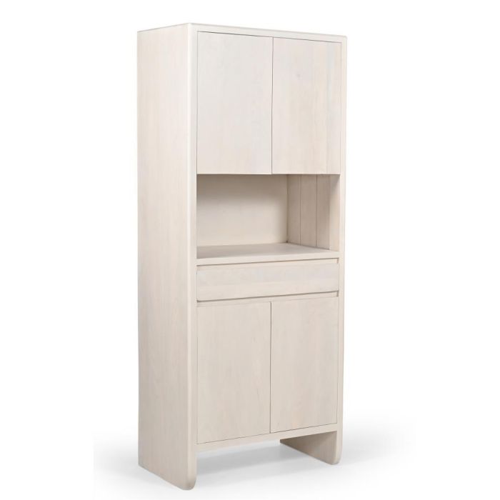 Armario Moderno DKD Home Decor Blanco 45 x 195 x 82 cm Armario Moderno DKD Home Decor Blanco 45 x 195 x 82 cm