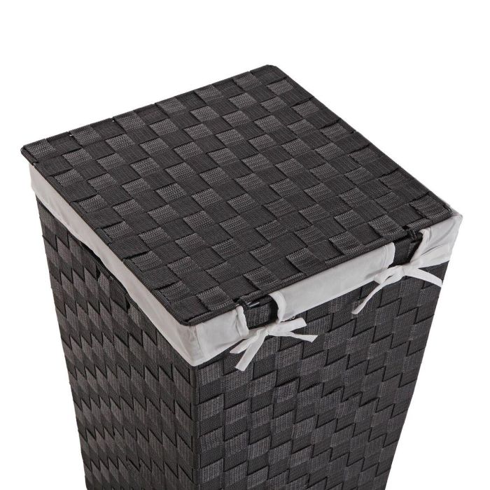 Cesto para la Ropa Sucia Versa Gris Poliéster Metal Polipropileno 33 x 52 x 33 cm 1 Cesto para la Ropa Sucia Versa Gris Poliéster Metal Polipropileno 33 x 52 x 33 cm 1